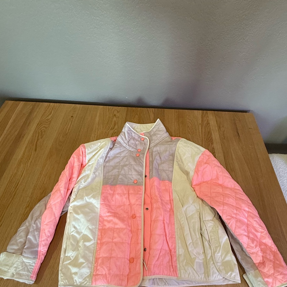 FP Movement by Free People Pink and Cream Ski Jacket
